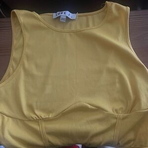 Love J Cropped Top with A String